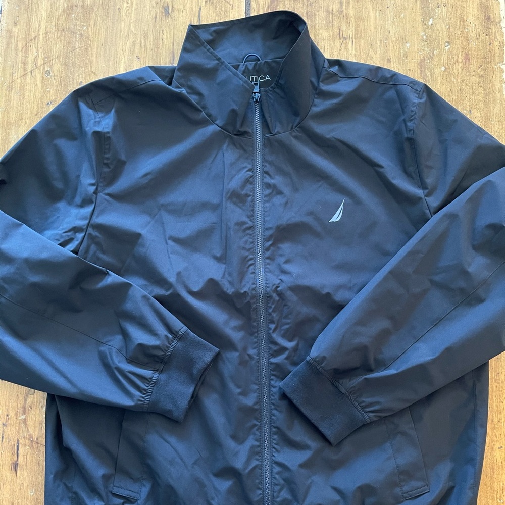 🌧 NWOT Nautica Rainbreaker Golf Bomber